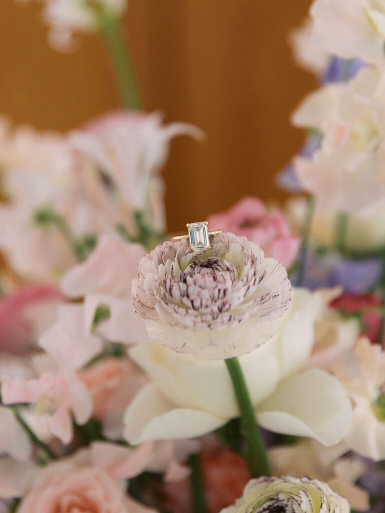 Michigan Micro-wedding on film in falling snow, Fennville MI