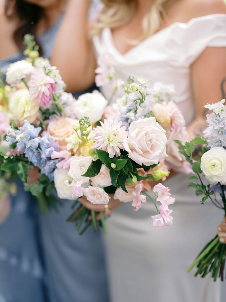 Romantic garden ceremony setup with florals and lush greenery in Chicago IL