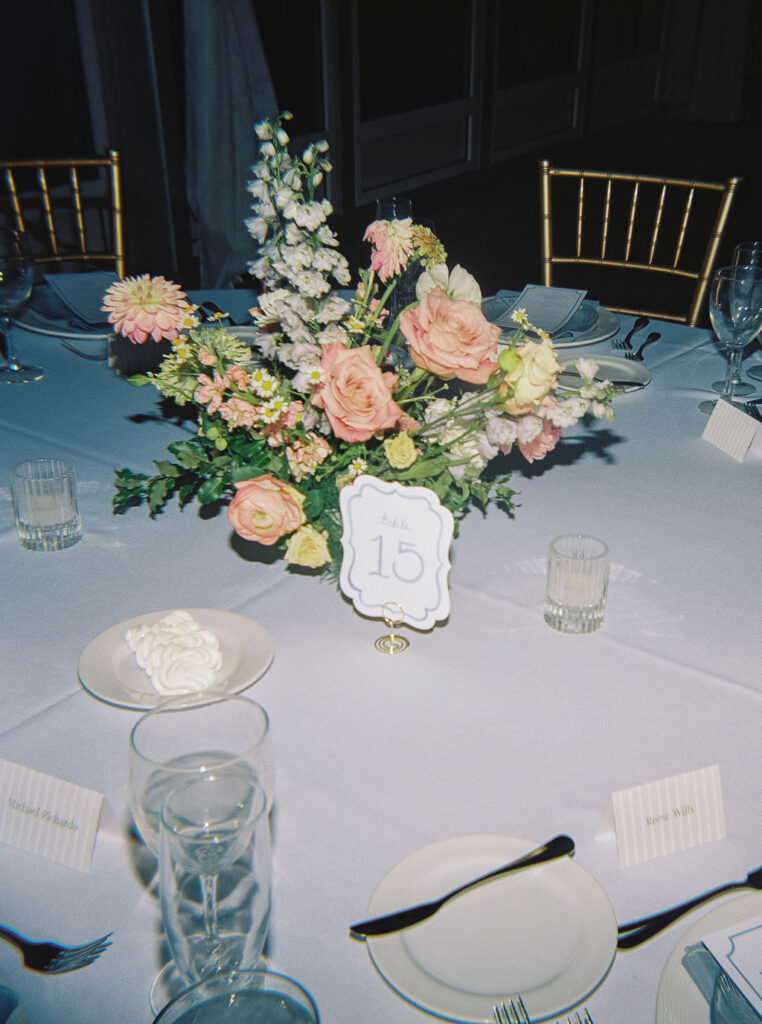 Romantic garden ceremony setup with florals and lush greenery in Chicago IL