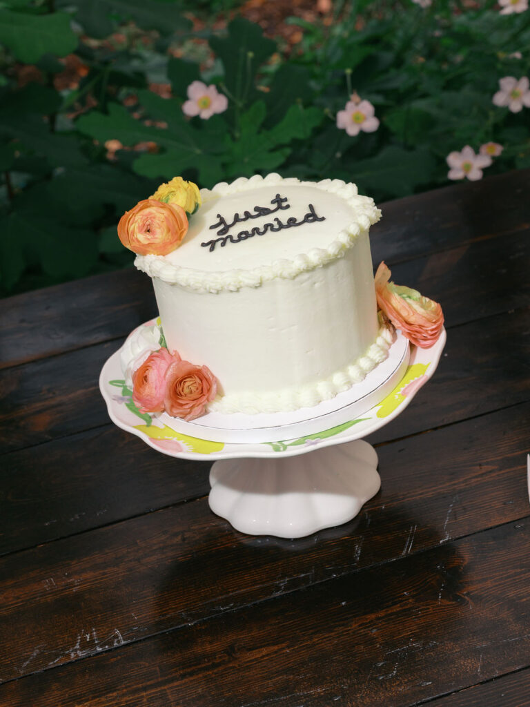 Of the Land Wedding Photos in Michigan on film, joyful celebration with lush florals and bride and groom laughing