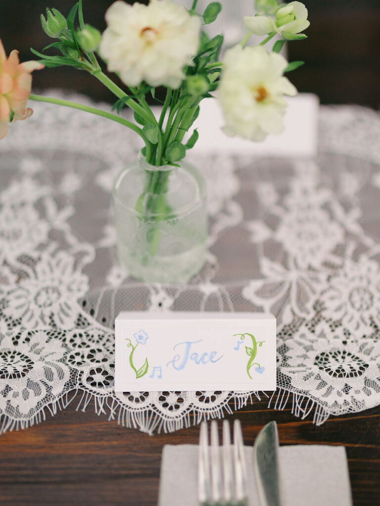 Of the Land Wedding Photos in Michigan on film, joyful celebration with lush florals and bride and groom laughing