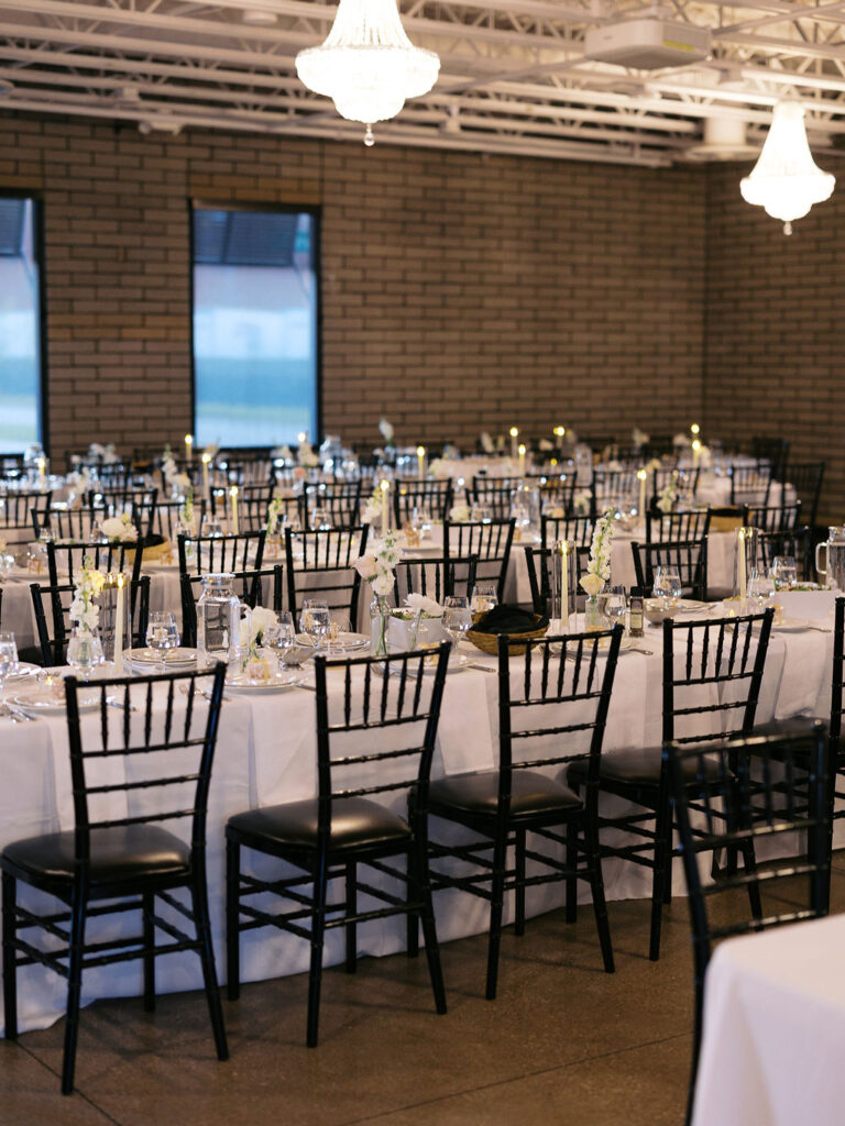 Port 393 wedding phots on film of reception