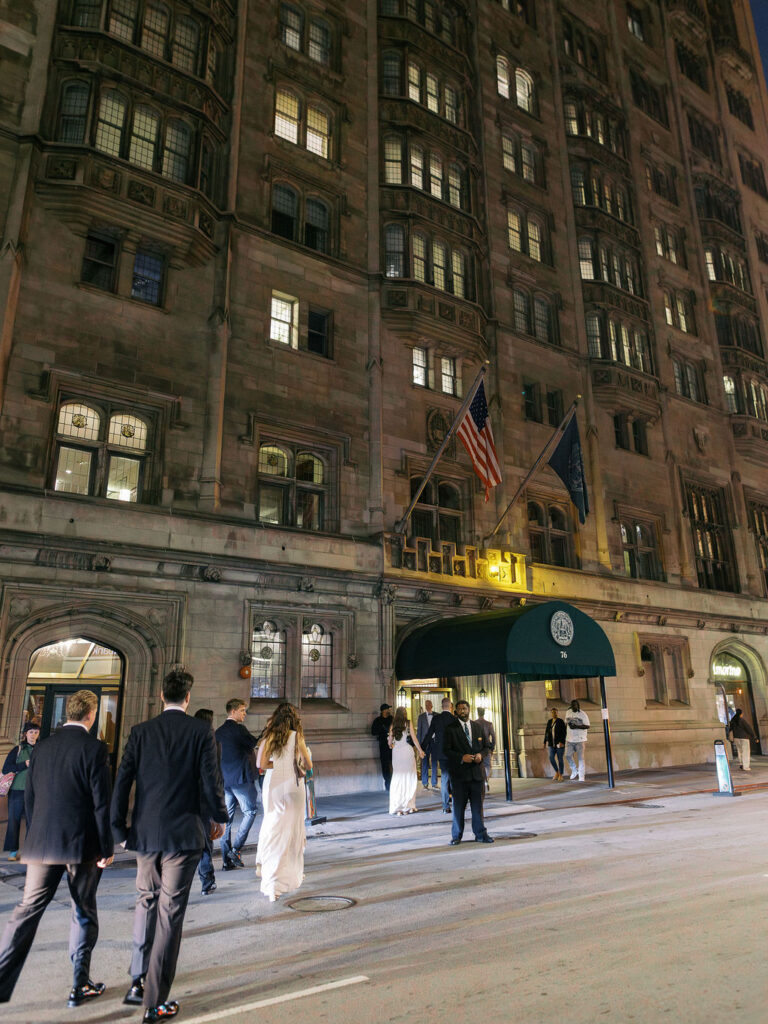 wedding dance reception at university club of chicago wedding photos on film